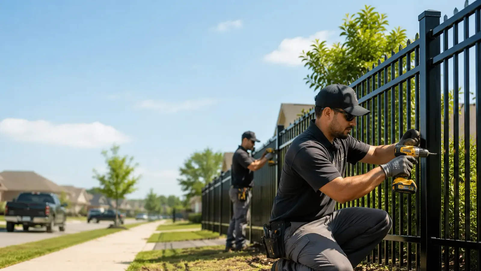 Metal Fence Installation in Aviston, IL